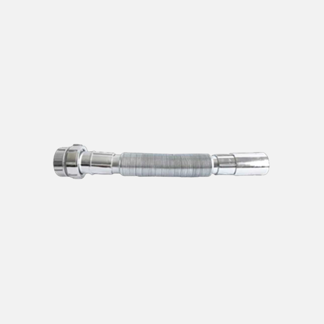 Sifón flexible cromado universal