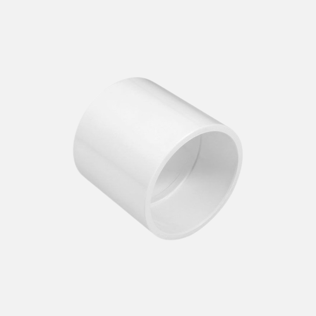 Union presion PVC blanca