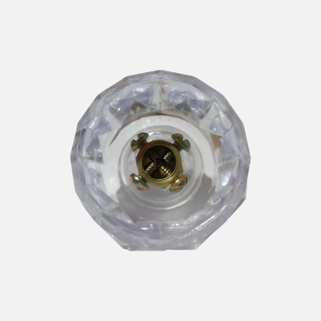 Llave Manija Perilla platino universal con tapa cromada