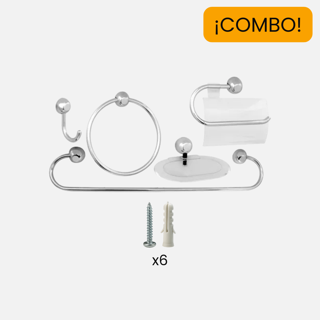 Conjunto accesorios de baño