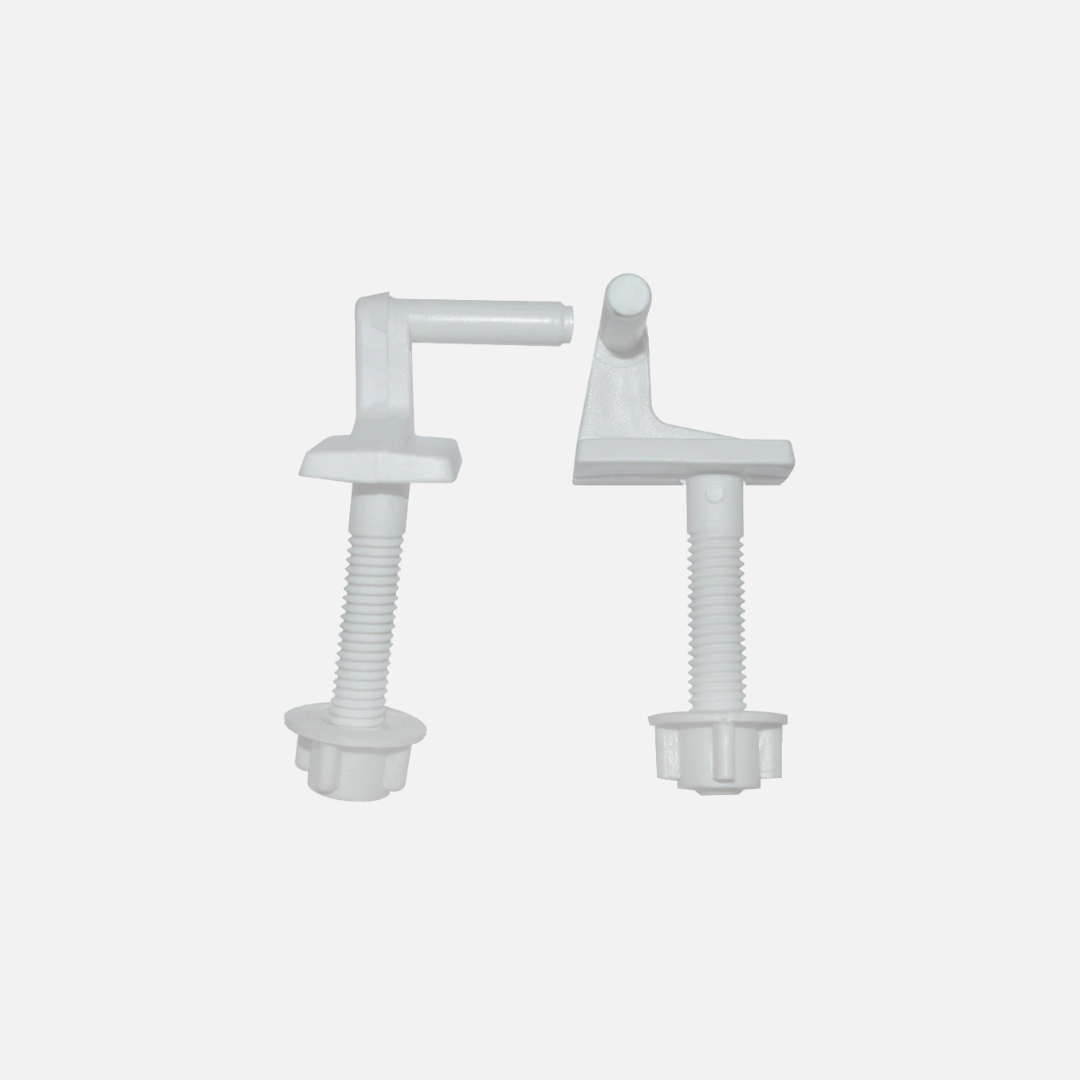 Herraje sanitario plastico x 2 piezas