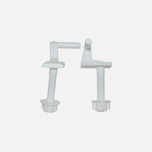 Herraje sanitario plastico x 2 piezas