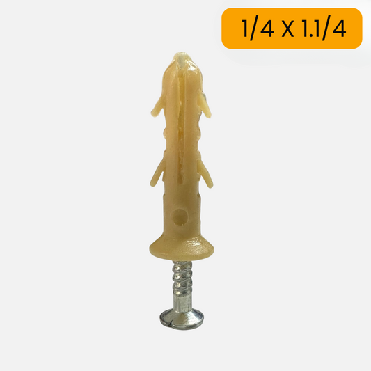 Chazo puntilla nylon 1/4 X 1.1/4