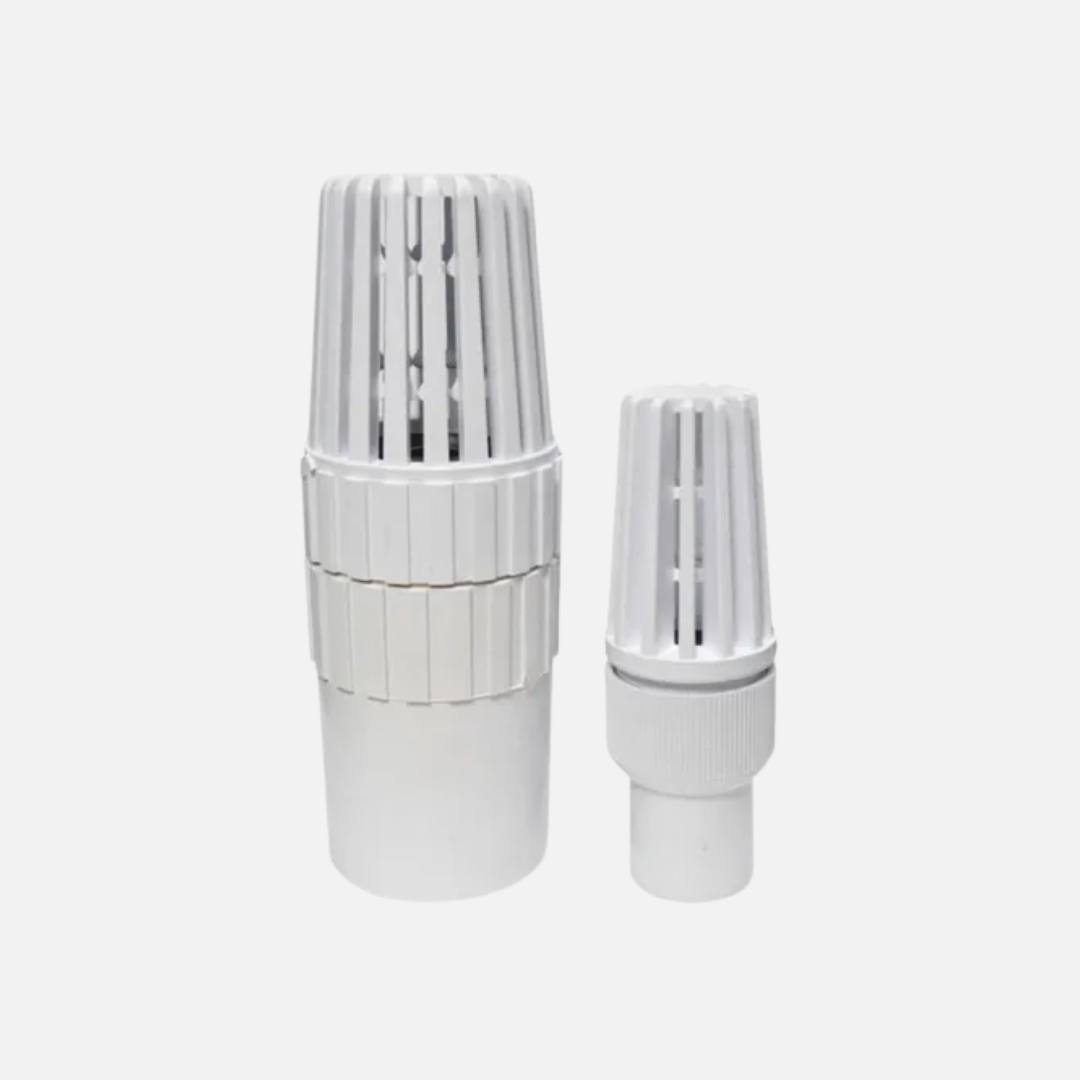 Valvula pie PVC
