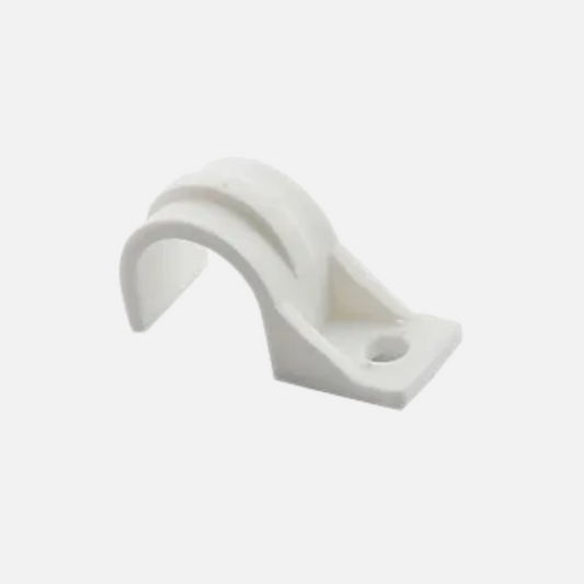 Abrazadera de tuberia plastica