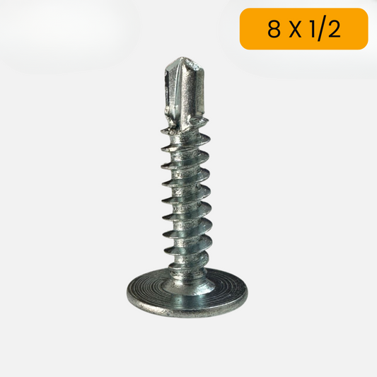 Tornillo extraplano punta de broca 8 X 1/2