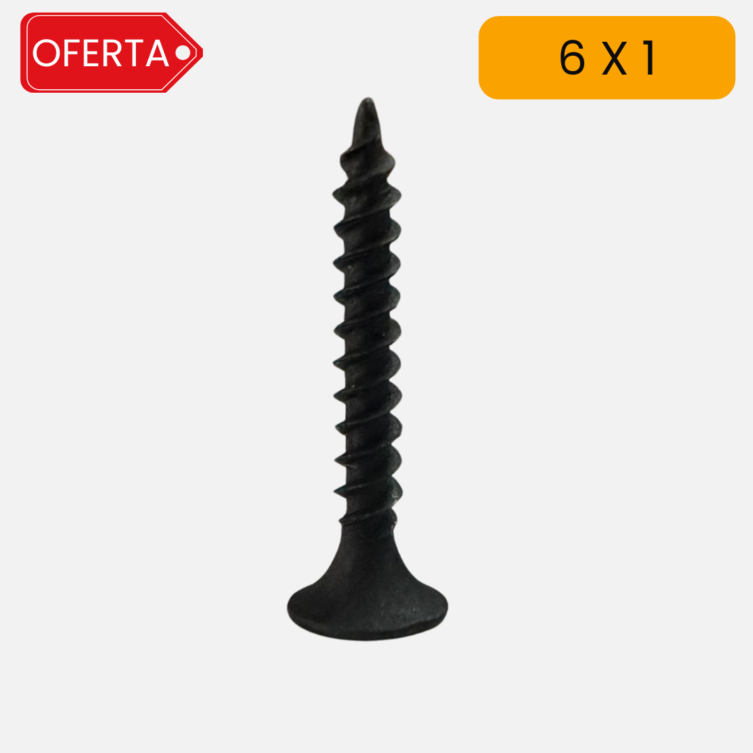 Oferta Tornillo Drywall Rosca fina 6 X 1
