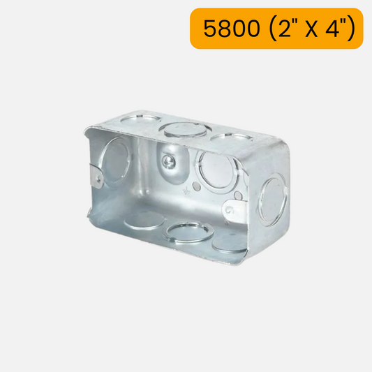 Caja galvanizada 5800 (2" x 4")