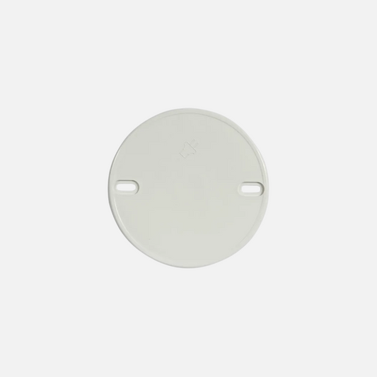 Tapa ciega o suplemento caja octogonal plástica
