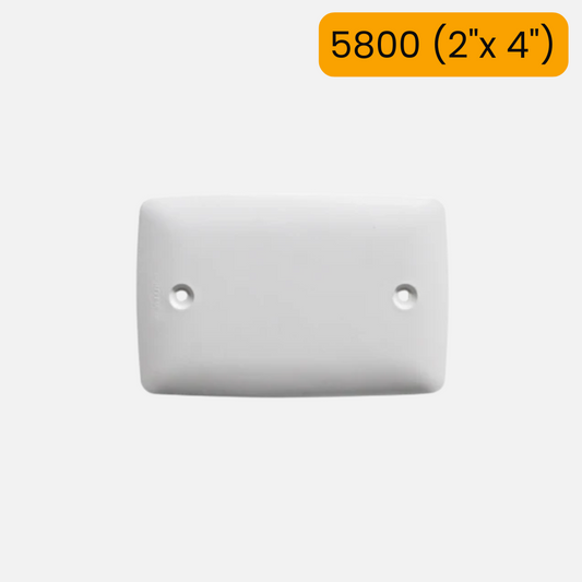 Tapa ciega o suplemento caja 5800 (2"x 4") plástica