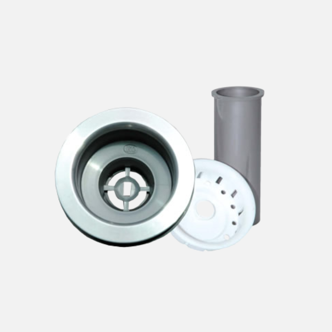 Canastilla lavaplatos aluminio - plastico 4"