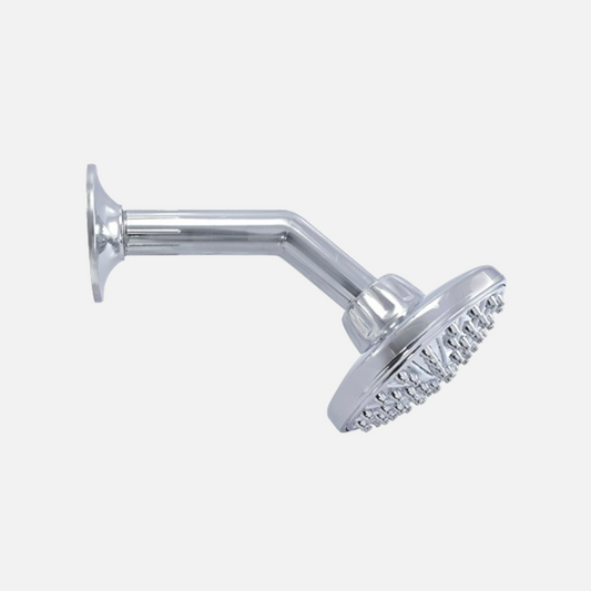 Ducha cromada 4" redonda plastgrifos