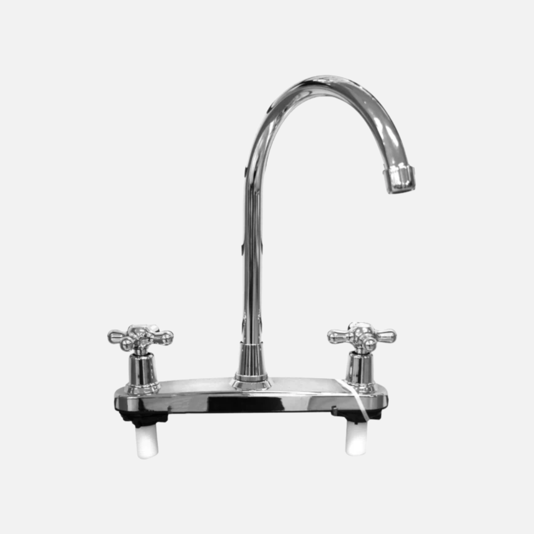 Llave mezcladora lavaplatos cromada importada