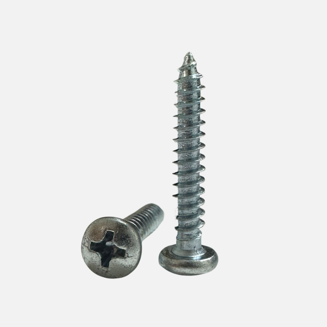 Tornillo lamina cabeza pan phills zincado 8 X 1