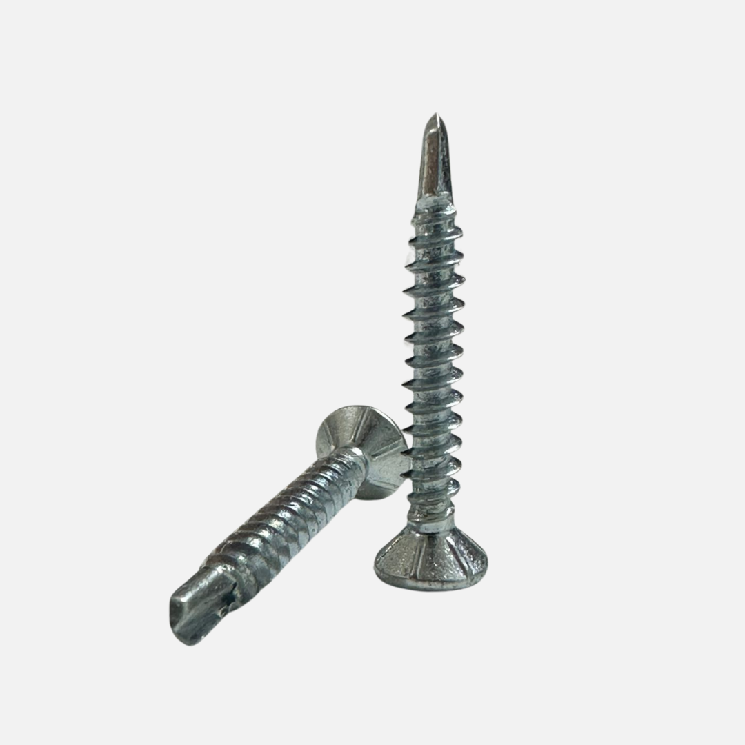 Tornillo avellan con nervadura punta broca 6 X 3/4