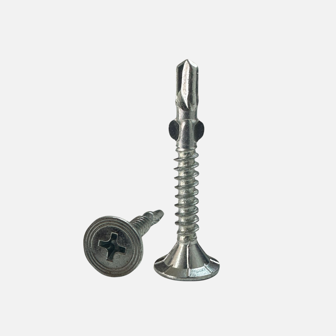 Tornillo avellan punta de broca nervadura con aletas 8 X 1.3/4