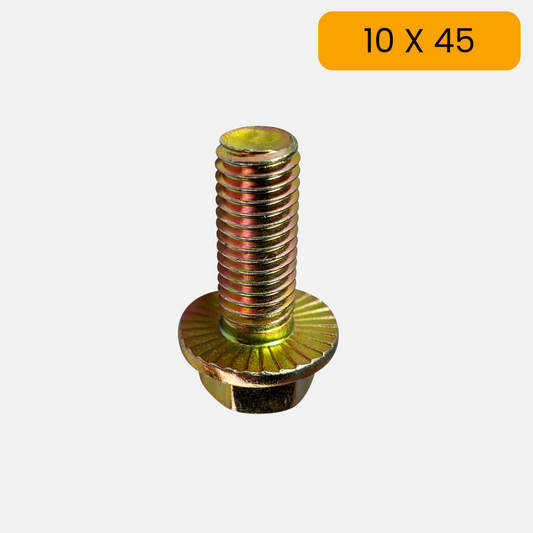 Tornillo hexagonal flange milimétrico de 10 X 50