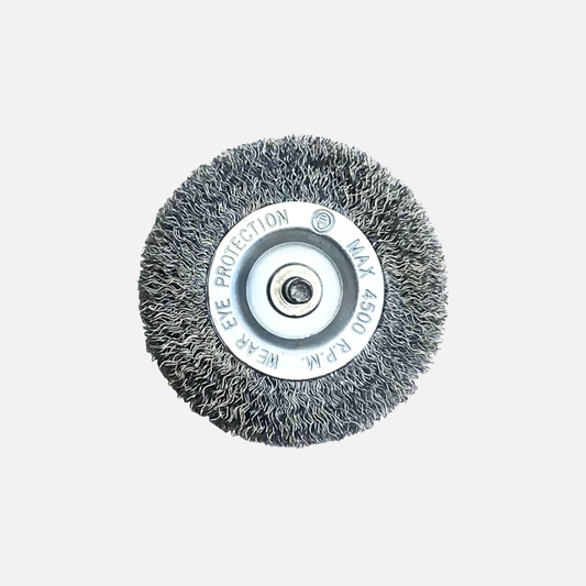 Grata circular lisa acero inox c/espigo