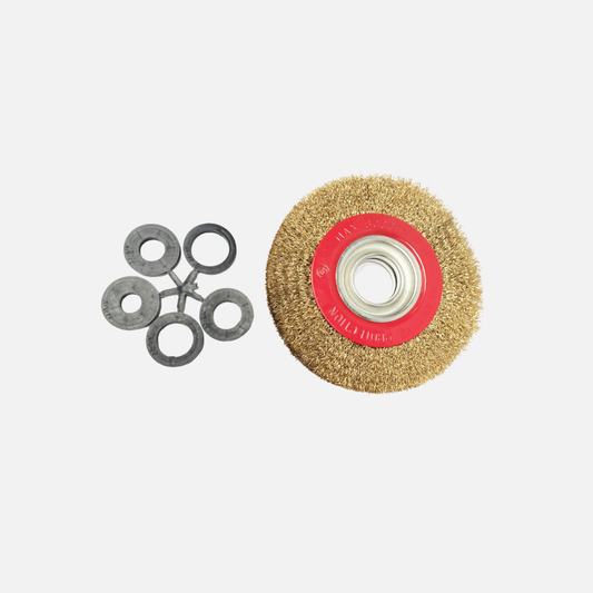 Grata circular lisa bronce