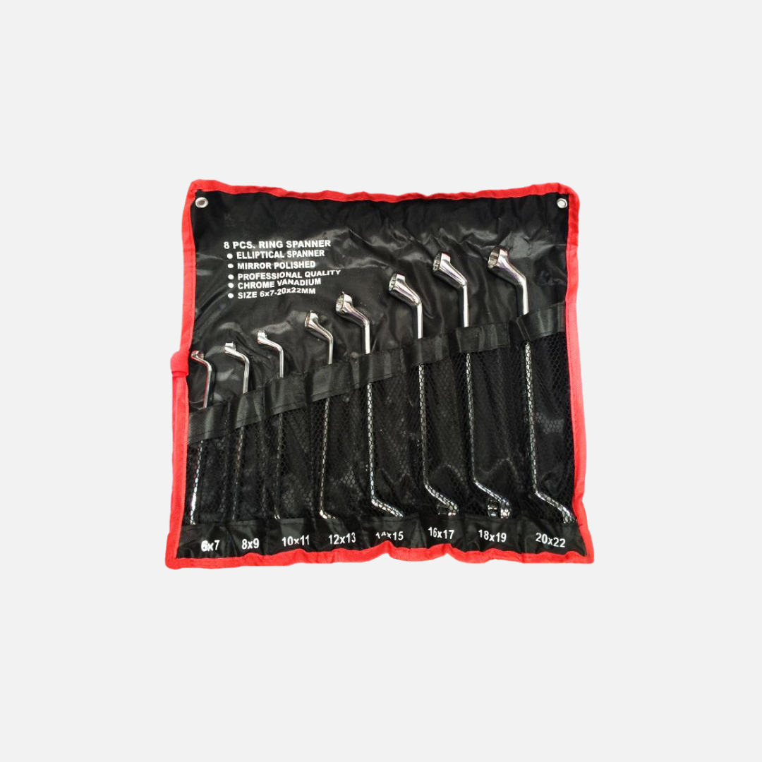 Juego llaves 8 piezas estrella importada cr van 6 mm – 22 mm