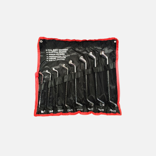 Juego llaves 8 piezas estrella importada cr van 6 mm – 22 mm