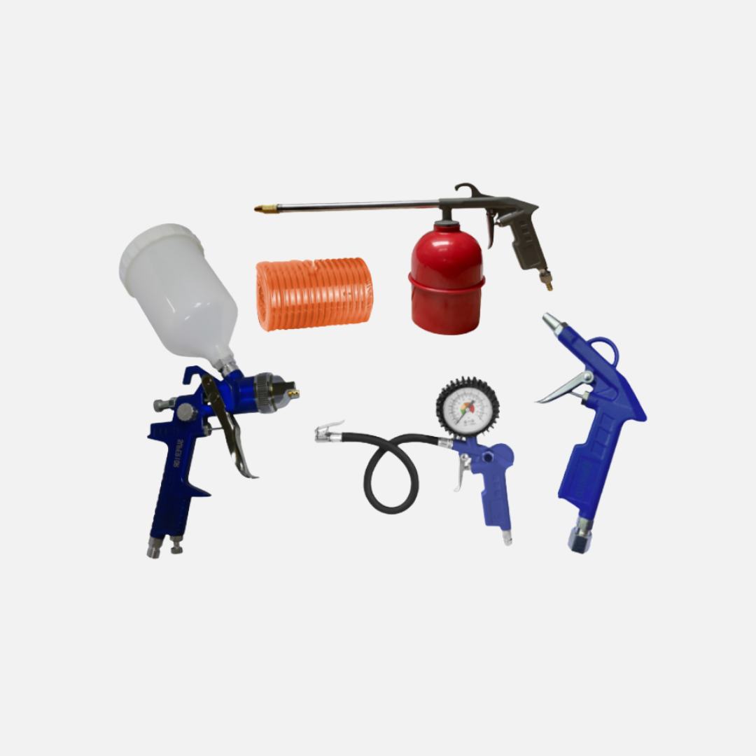 Kit de pistolas 5 piezas profesional importa