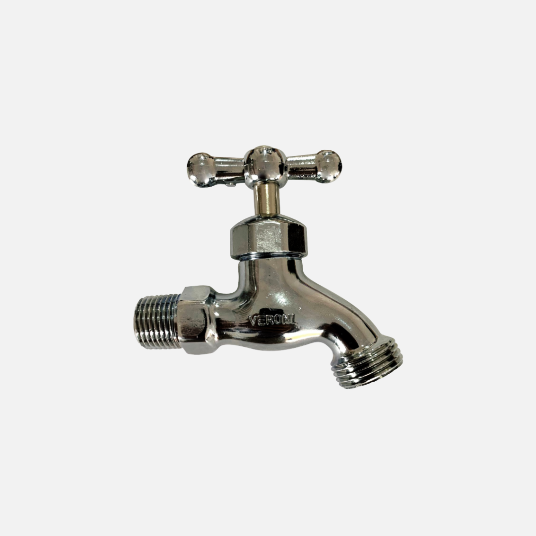 Llave jardin cromada veroni 1/2″