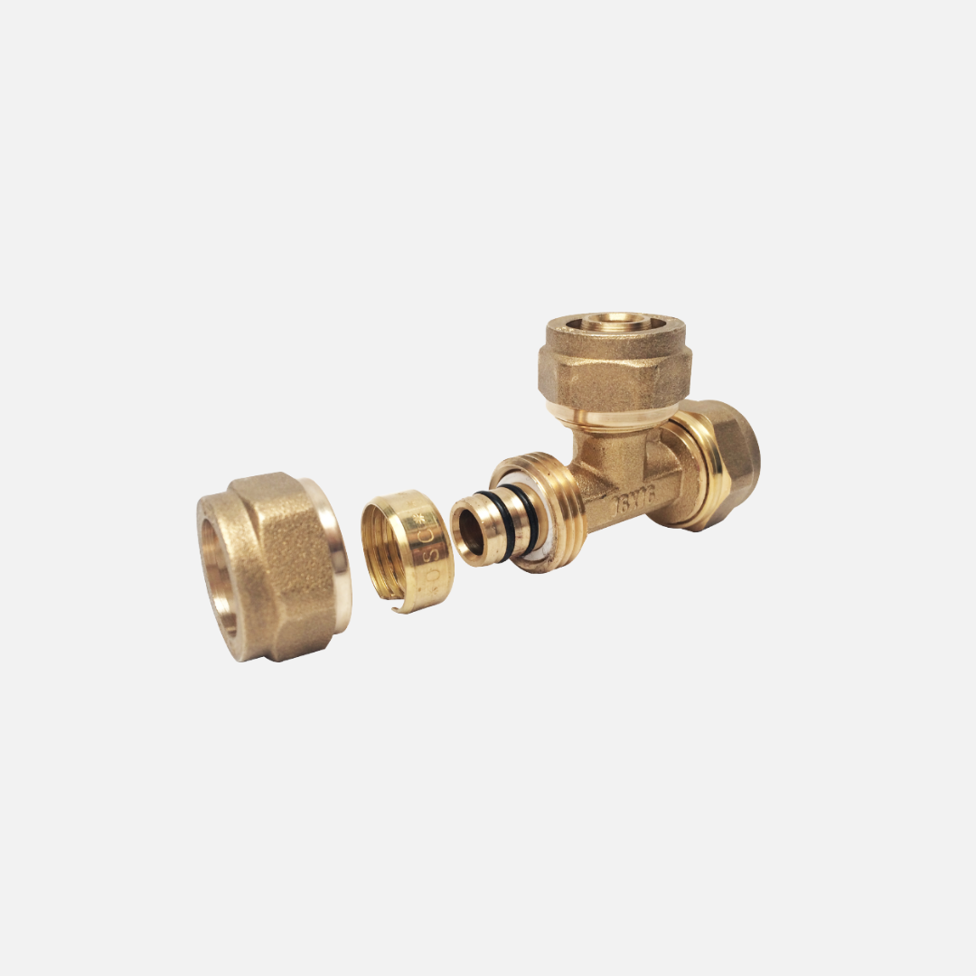 Pap – tee en bronce 1/2″ 16 x 16 x 16