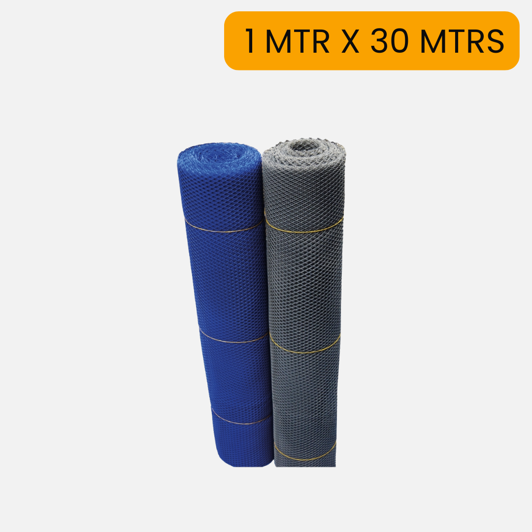 Rollo malla diamante importada multi-uso de 1 MTR X 30 MTRS