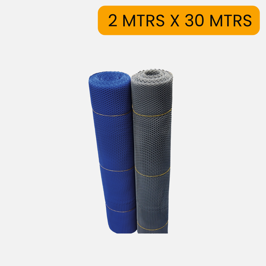 Rollo malla diamante importada multi-uso de 2 MTRS X 30 MTRS