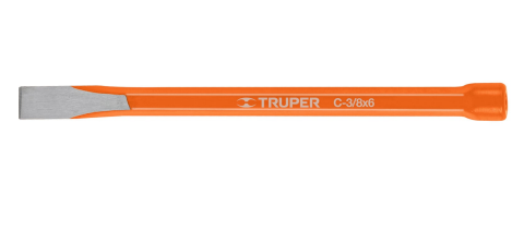Cincel de corte frio de 3/8 X 6" marca TRUPER