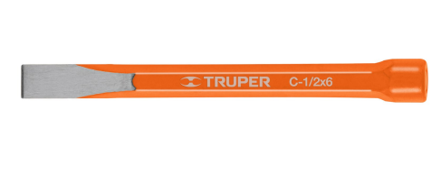 Cincel de corte frio de 1/2 x 6" marca TRUPER