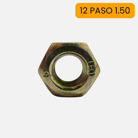 Tuerca milimétrica 12 ( paso 1.50)