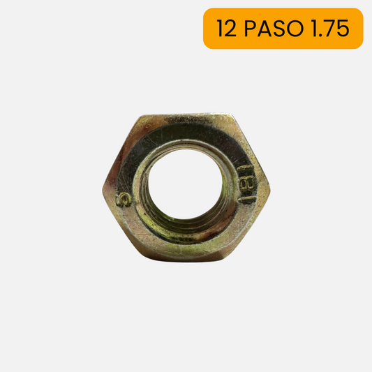 Tuerca milimétrica 12 ( paso 1.75)