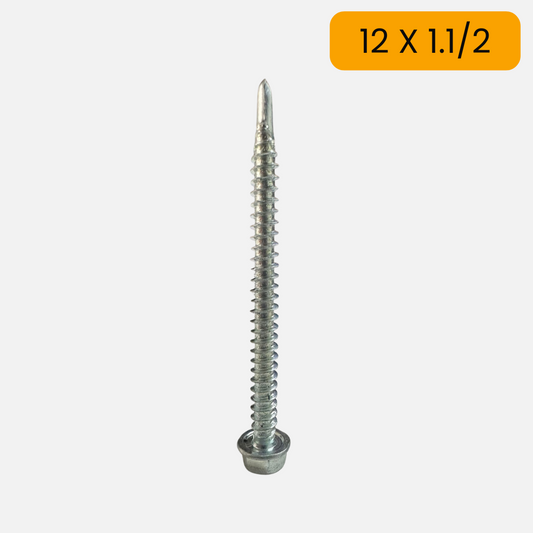 Tornillo hexagonal punta de broca 12 X 1.1/2