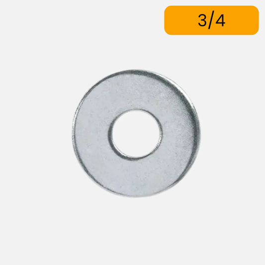 Arandela zincada de 3/4 por unidad
