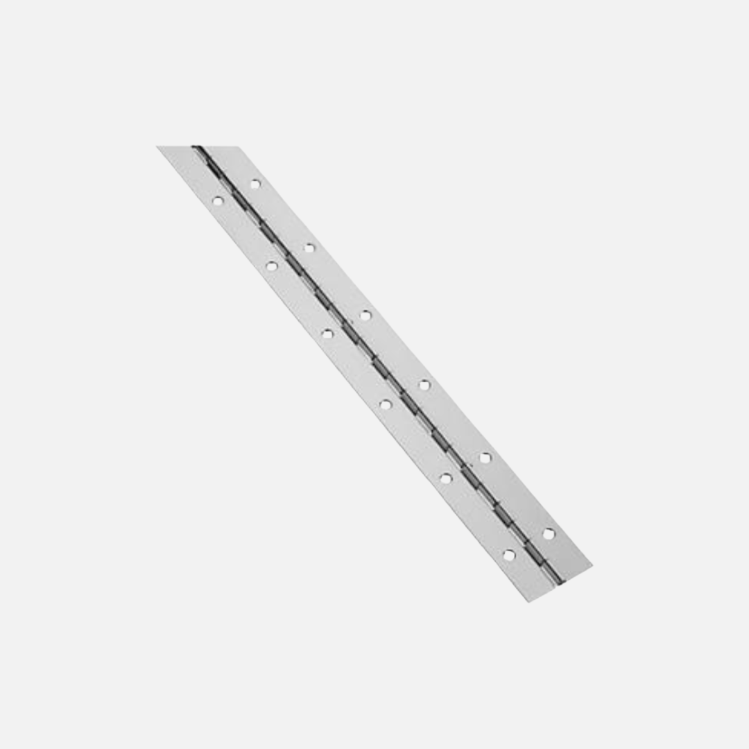 Bisagra de piano cromada 2000 mm x 25 mm