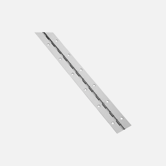Bisagra de piano cromada 2000 mm x 25 mm