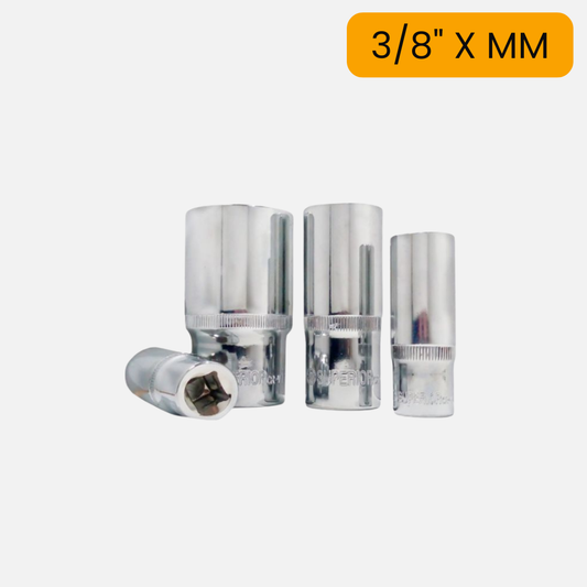 Copa 6 puntas importada larga cr van 3/8 X ( por mm )