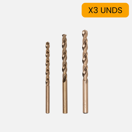 Paquete broca hss ambar kangaroo X3 UNDS