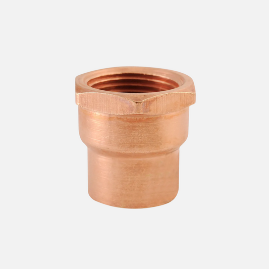 Adaptador hembra en cobre