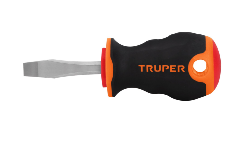 Destornillador pala 1/4 x 1.1/2" tatamaco mango Comfort Grip marca TRUPER