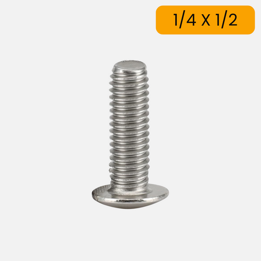 Tornillo de estantería lenteja de 1/4 X 1/2