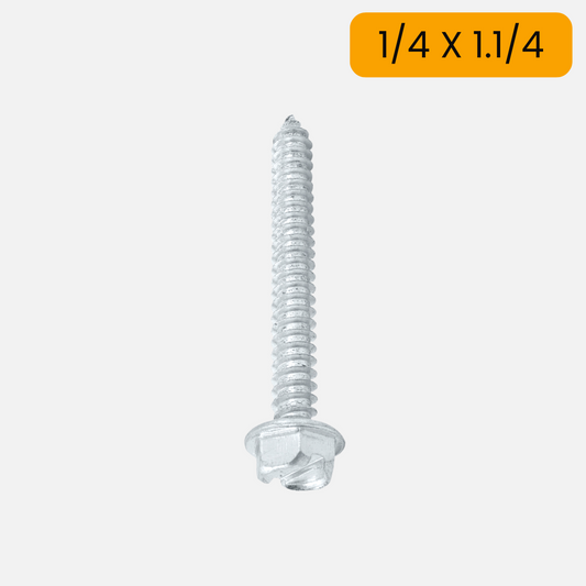 Tornillo lamina hexagonal de 1/4 X 1.1/4