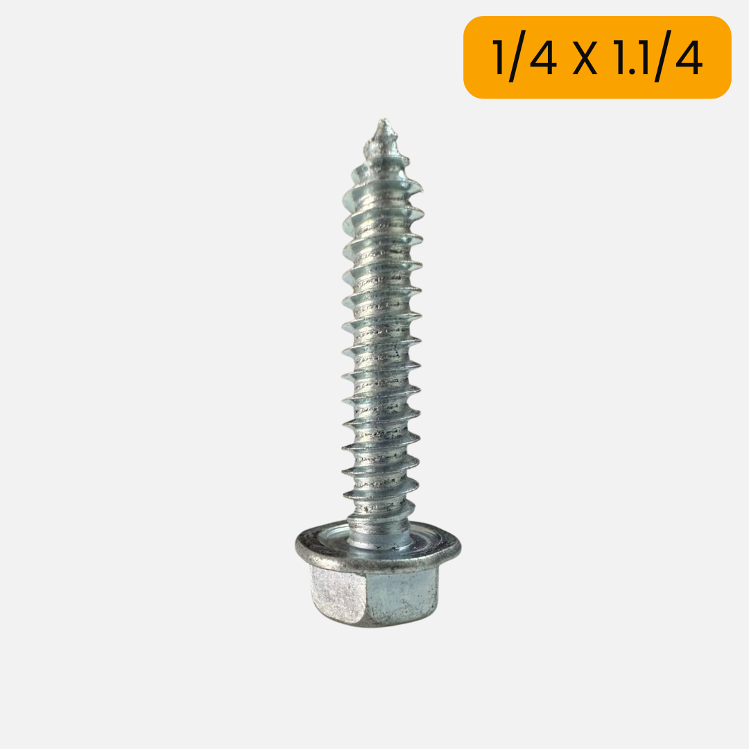 Tornillo lamina hexagonal de 1/4 X 1.1/4