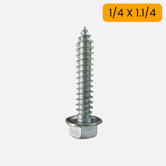 Tornillo lamina hexagonal de 1/4 X 1.1/4