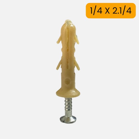 Chazo puntilla nylon 1/4 X 2.1/4