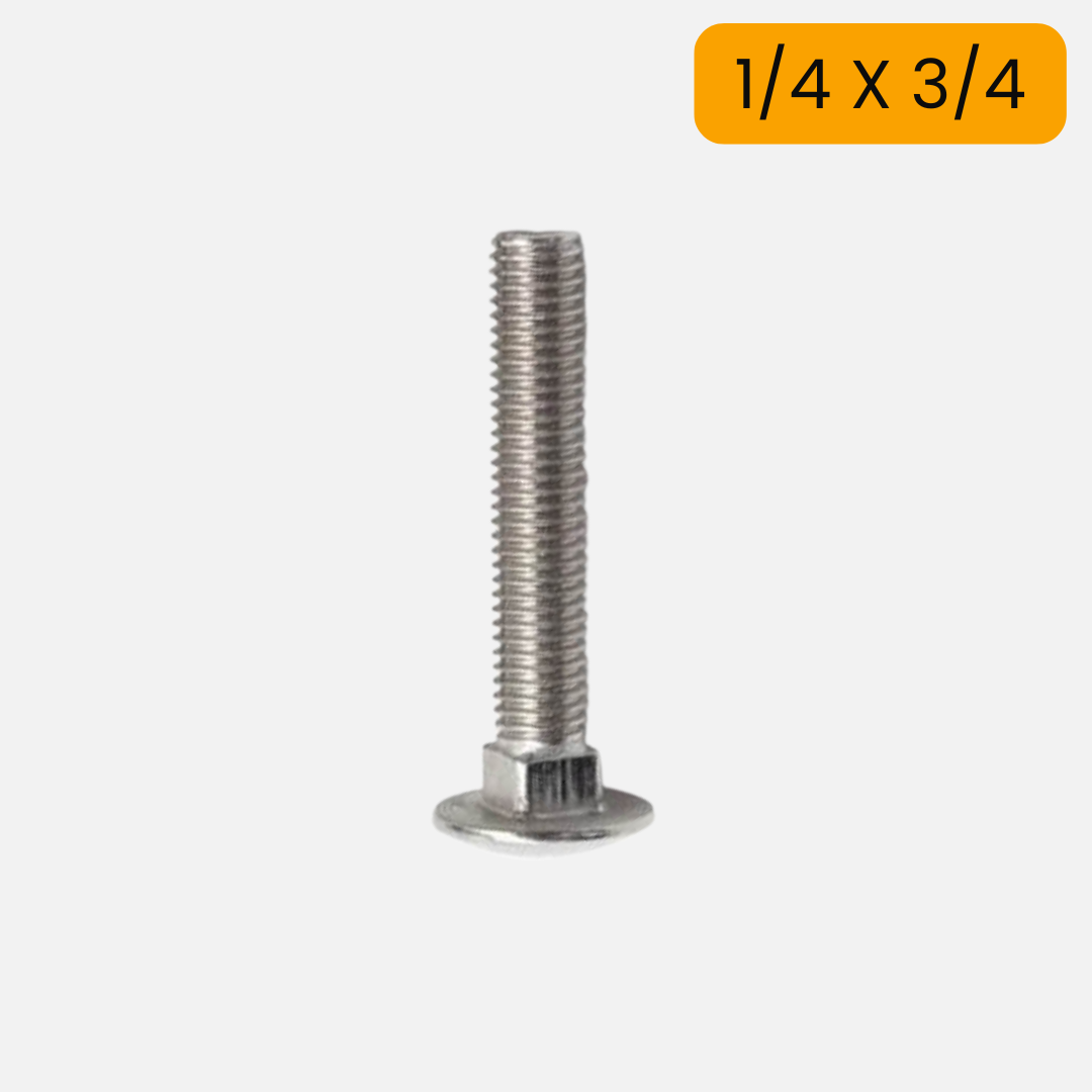 Tornillo carriage/carruaje de 1/4 X 3/4
