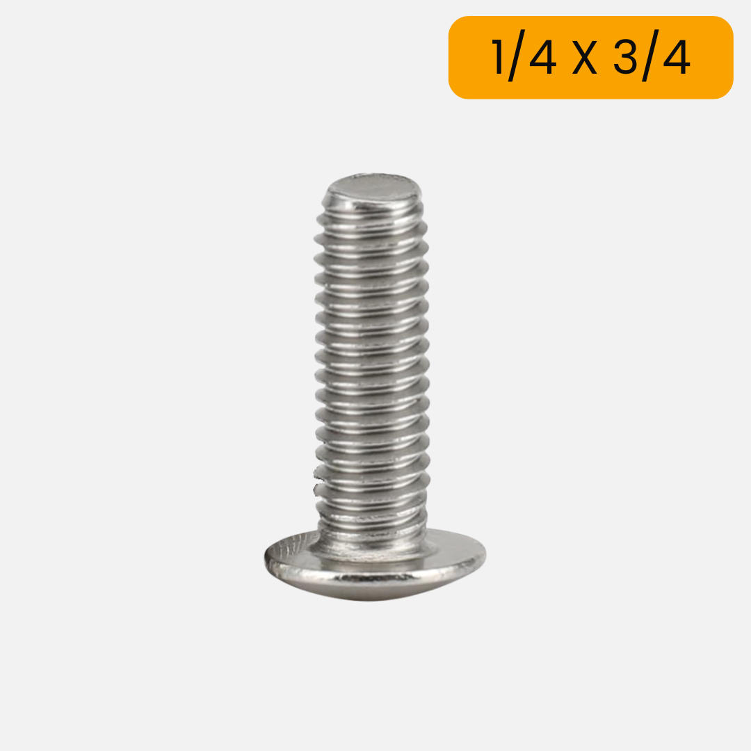 Tornillo de estantería lenteja de 1/4 X 3/4