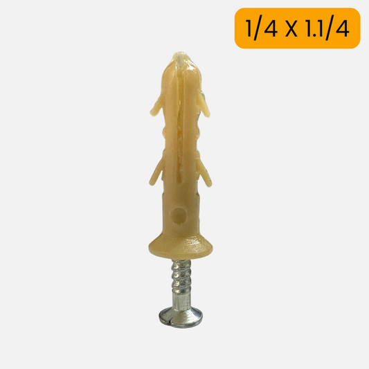Chazo puntilla nylon 1/4 X 1.1/4